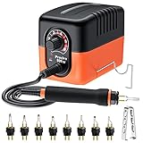 Brandmalerei Set, Preciva Brandmalstation Brennkolben Set 23W mit 8pcs...