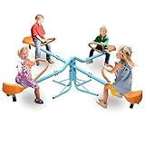 Kinderwippe，4 Sitzer Schaukelwippe, Gartenwippe bis 182 kg belastbar,...