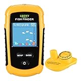 LUCKY Fischfinder Wireless Farbe Tragbarer Portable Angeln Sonar Sensor LCD...