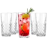 Glasmark Krosno Wassergläser Gläser Trinkgläser Set Longdrink Cocktail...