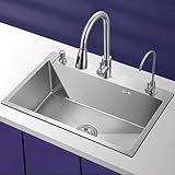 Fcmeavo Edelstahl Einbauspüle Kitchen Sink Küchenspüle mit Abnehmbar...