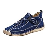 FGUUTYM Orthopädische Schuhe Leder-Barfußschuh Herren Sportlich...