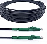Elfcam® - 20m Gepanzerte Glasfaserkabel LC/APC auf LC/APC Stecker, Simple...