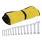 Candeon 14-teiliges Schraubenschlüssel-Set mit offenem Ende, doppelter...