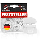 Raumhero Gardinenstopper für Schiene (16X Stopper) - Universal Gardinen...