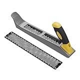 Wiltec Gipskartonhobel 250 mm mit Raspel Feile, Kantenhobel mit 2...