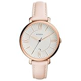 Fossil Damenuhr Jacqueline, Quarzwerk, 36mm Rose Gold Edelstahlgehäuse mit...