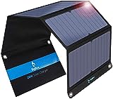 BigBlue 28W Tragbar Solar Ladegerät 2-Port USB(5V/4A insgesamt), IPX4,...
