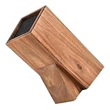 NIYANGLE Holz aufbewahrungsrack Messerblock aus Akazienholz...