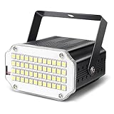 48 Led Stroboskop Disco Licht, Stroboskop Musikgesteuert Disco Blitzlicht...