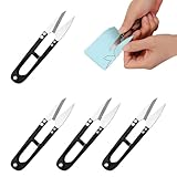 Fadenschere Scharf Aus Edelstahl - 4 Pcs Universell Einsetzbare Nähschere...