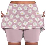 Golf-Skorts für Damen, mit integrierten Shorts, lässig, Tennis,...