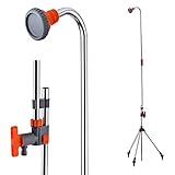 Fuxtec Gartendusche FX-GD1: Dusche mit Brausestrahl, Wassermenge stufenlos...