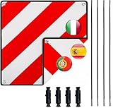 WISCRAFTER Warntafel für Italien Spanien und Portugal Fahrradträger,3 In...