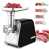 Nictemaw Fleischwolf Elektrisch, 5 in 1 Multi Küchenmaschine Gemüsehobel...