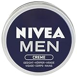 NIVEA MEN Creme, pflegende Hautcreme mit Vitamin E für intensive...