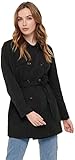 ONLY Damen Kurzer Trench Coat | Eleganter Basic Übergangs Mantel | Jacke...