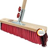 Peggy Perfect Straßenbesen, Saalbesen 40cm mit 1,50m langem, Ø2,8cm...