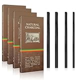 XMDROU 36 Stück Zeichenkohle, Kohlestifte Zeichnen Natürlich Kohlestifte...