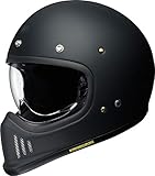 Shoei Integralhelm EX-ZERO schwarz matt Retro Fiberglas mit Doppel-D...