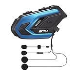 WAYXIN KT1 Motorrad Bluetooth 5.4 Kopfhörer, Motorrad Headset mit DSP &...