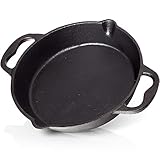 BBQ Nerd Gusseisenpfanne zum Grillen, Rösten, Anbraten - Grillpfanne Ø 25...