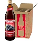 RABENHORST Roter Rabenhorster 6er Pack (6 x 700 ml) - Roter Traubensaft mit...