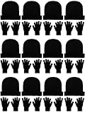 24 Packungen Wintermützen und Handschuhe Sets Magische Winterhandschuhe...