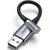 UGREEN USB auf 3.5mm Klinke Adapter Soundkarte für Computer, PS5, Switch,...