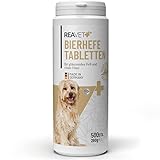 ReaVET Bierhefe-Tabletten für Hunde 500 Stück – Naturrein in Premium...