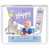 bella baby Happy Wickelunterlagen 40x60 cm ideal für unterwegs (2x30...