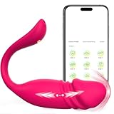 PQKuss Vibrator mit APP und Bluetooth für sie Klitoris G-Punkt,Vibration...
