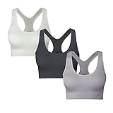 SEGRILA Sport BH Damen Bustier Ohne Bügel Racerback Gepolstert Yoga...