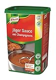 Knorr Jäger Sauce mit Champignons (braune Sauce, mittlere Bindung) 1er...