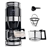 Barista Kaffeemaschine mit Mahlwerk | Filterkaffeemaschine mit Glaskanne |...