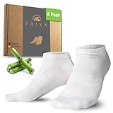 PAIXX Premium Bambus Sneaker Socken 8 Paar, 43-46 & 39-42, Herren & Damen -...