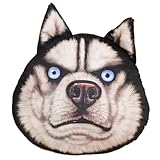 KUKUShining Süßes Husky Plüschtier, Weicher Hund Kuscheltier Kissen...