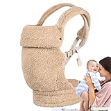 Babytrage | Tragetasche aus Plüsch | ergonomische Tragetasche für Kinder,...