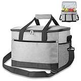 Beautyshow Kühltasche, 30L Groß Picknicktasche, Lunchtasche,...