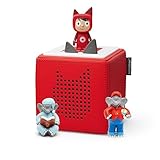 Toniebox Extrapack – Toniebox Starterset Rot mit Kreativtonie + 2 x...