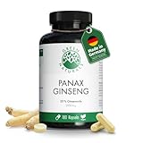 Panax Ginseng Extrakt - Hochdosiert: 2100mg Panax Ginseng & 20% Ginsenoide...