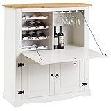 IDIMEX Weinschrank Tequila, schöner Barschrank im Mexiko Stil, praktische...