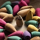 Premium Rückfluss Räucherkegel Wasserfall, 60 Stück Natürlich...