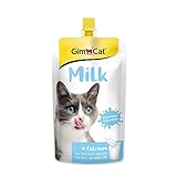 GimCat Milk - Katzenmilch aus echter laktosereduzierter Vollmilch mit...