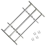 vidaXL Fenstergitter Sicherheitsschrauben Ausziehbar 700-1050mm...