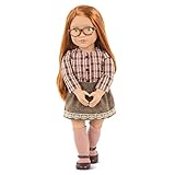 Our Generation – 46 cm Schulpuppe – Rote Haare & grüne Augen –...