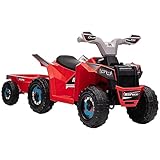 HOMCOM Kinder Elektro-Quad 6V Kinderquad, Kinderfahrzeug, Elektroauto mit...