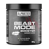 Alphatier Beastmode Pre-Workout Booster Raspberry - hochdosiert,...