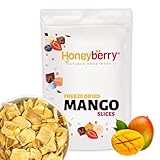 Gefriergetrocknete Mango Scheiben 100g – Mango Chips Gefriergetrocknet...