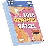 DUMONT - Das tägliche Rentnerrätsel 2026 – Tagesabreißkalender 12 x 16...